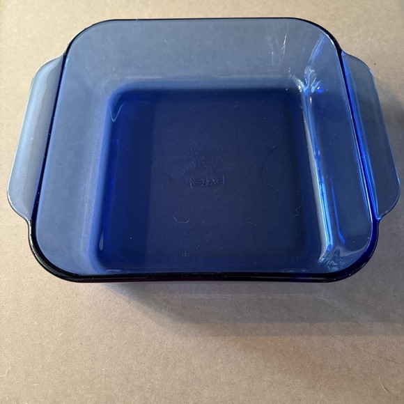 Pyrex 233-R 3 QT Cobalt Blue Glass 13 x 9 x 2 Casserole Baking Dish Lasagna Pan - Picture 2 of 6